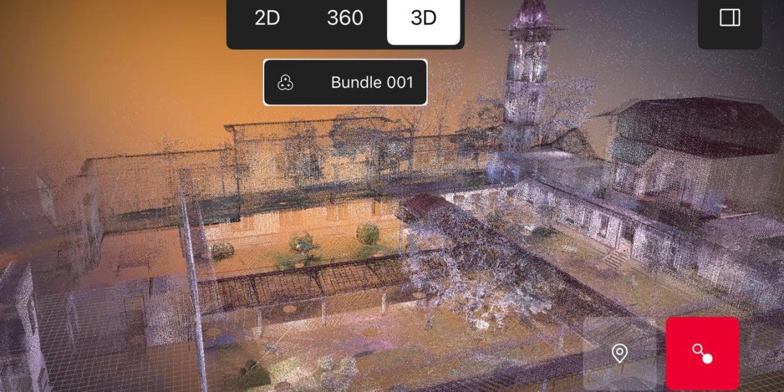 Prédio histórico do IF Sudeste MG é mapeado em 3D com apoio do PISAC para projeto de restauração